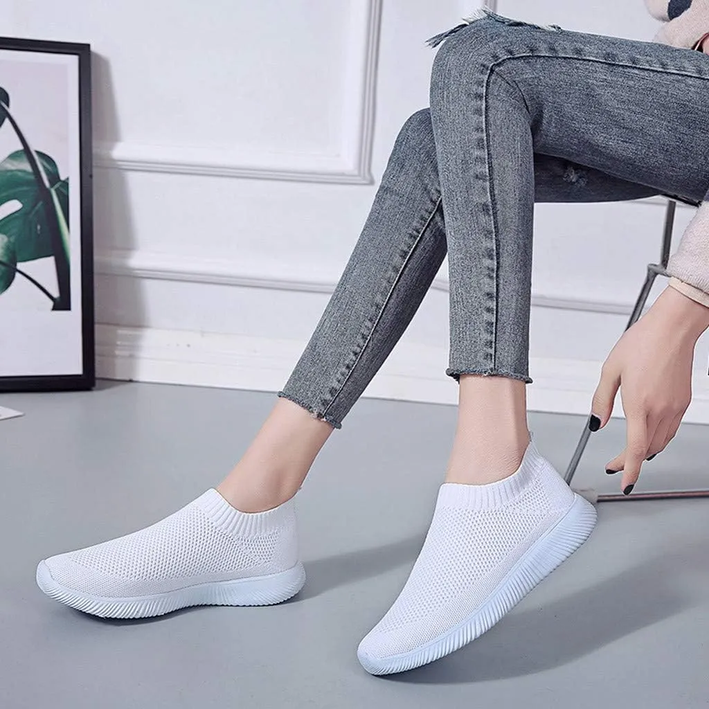 Trendy Wedge Sneakers for Women 2023 Zapatos Comodos De Mujer Suaves para Fiesta Workout Shoes for Women Wide Fit Plantar Fasciitis Sneakers Women Arch Support White Slip On Sneakers Women Black