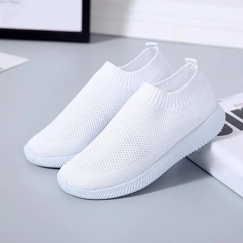 Trendy Wedge Sneakers for Women 2023 Zapatos Comodos De Mujer Suaves para Fiesta Workout Shoes for Women Wide Fit Plantar Fasciitis Sneakers Women Arch Support White Slip On Sneakers Women Black