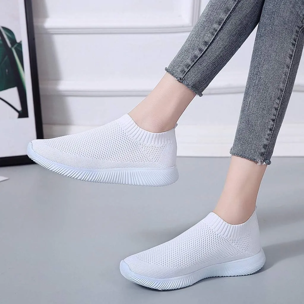 Trendy Wedge Sneakers for Women 2023 Zapatos Comodos De Mujer Suaves para Fiesta Workout Shoes for Women Wide Fit Plantar Fasciitis Sneakers Women Arch Support White Slip On Sneakers Women Black