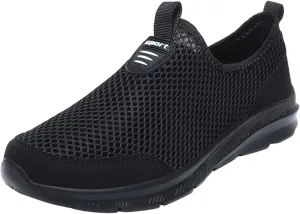 Wedges Sneakers for Women Pull On Sneakers Womens with Good Arch Support Black Shoes Women Dressy Closed Toe Black High Top Sneakers for Women Black Non Slip Tennis Shoes for Women