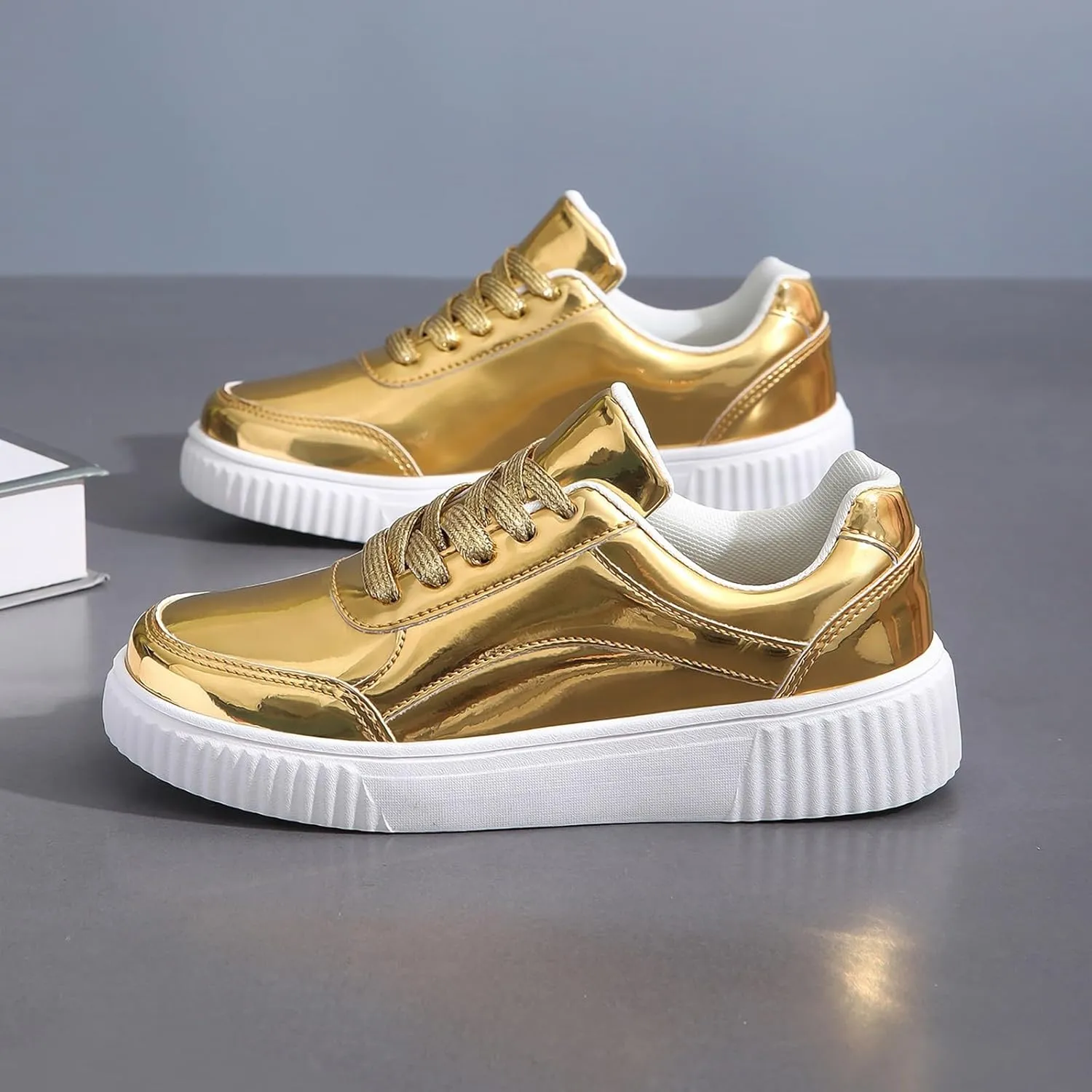 Womens Canvas Slip On Sneakers Casual Walking Shoes Lightweight Comfortable Flats Non Slip Elastic Loafers