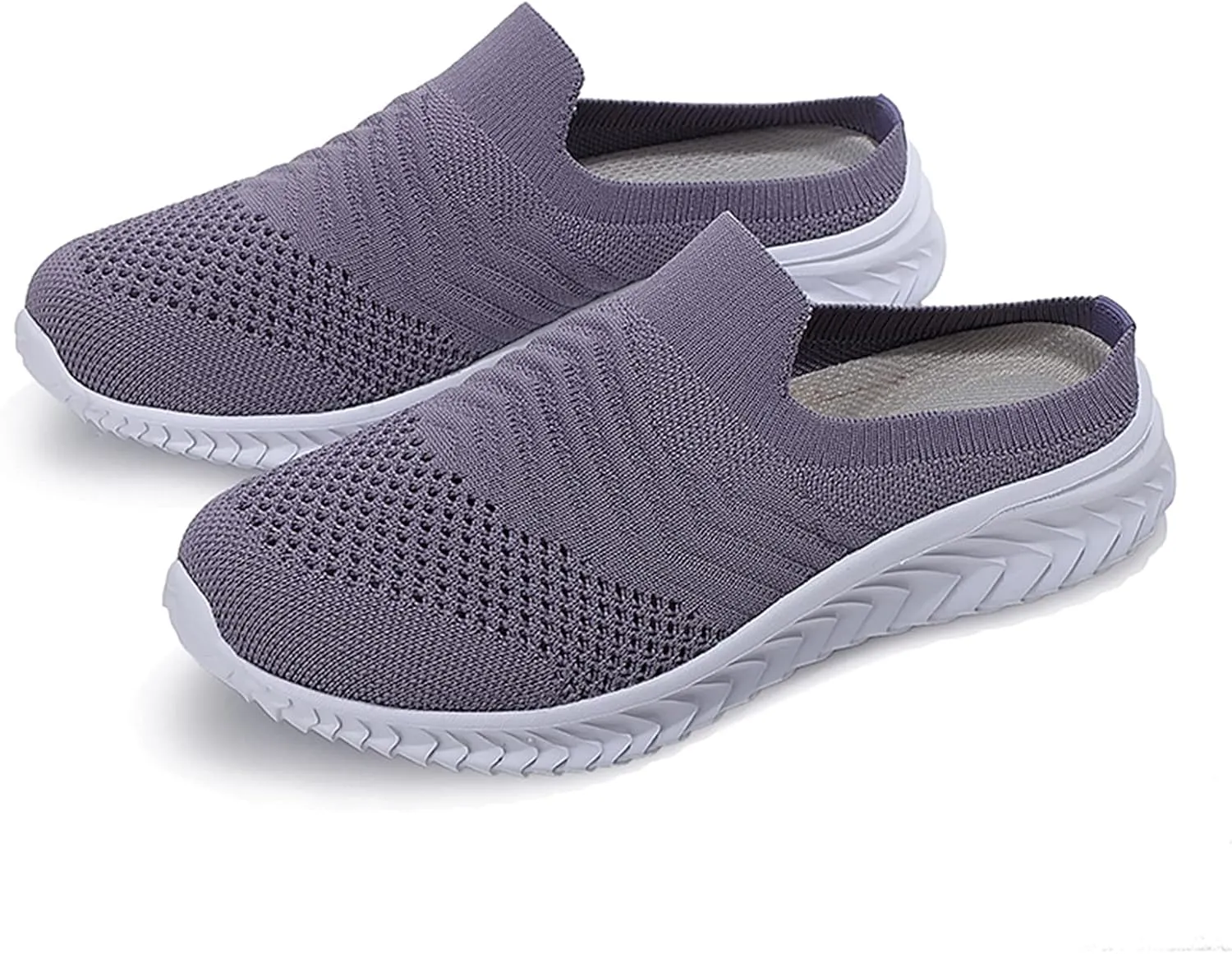 Womens Comfortable Orthopedic Sneakers Slip On Walking Shoes with Arch Support Casual Loafers for Plantar Fasciitis Foot Pain Relief Swollen Feet