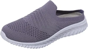 Womens Comfortable Orthopedic Sneakers Slip On Walking Shoes with Arch Support Casual Loafers for Plantar Fasciitis Foot Pain Relief Swollen Feet