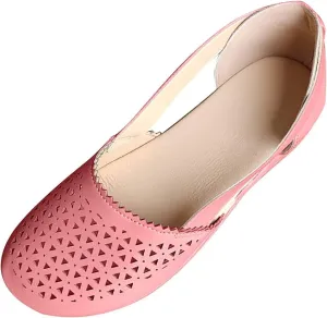Womens Fusaro Shoes Leather Baotou Hollow Wedge Sandals Round Toe Platform Loafers Fashion Closed Toe Flat Sandal Lightweight Flat Sole Walking Shoes