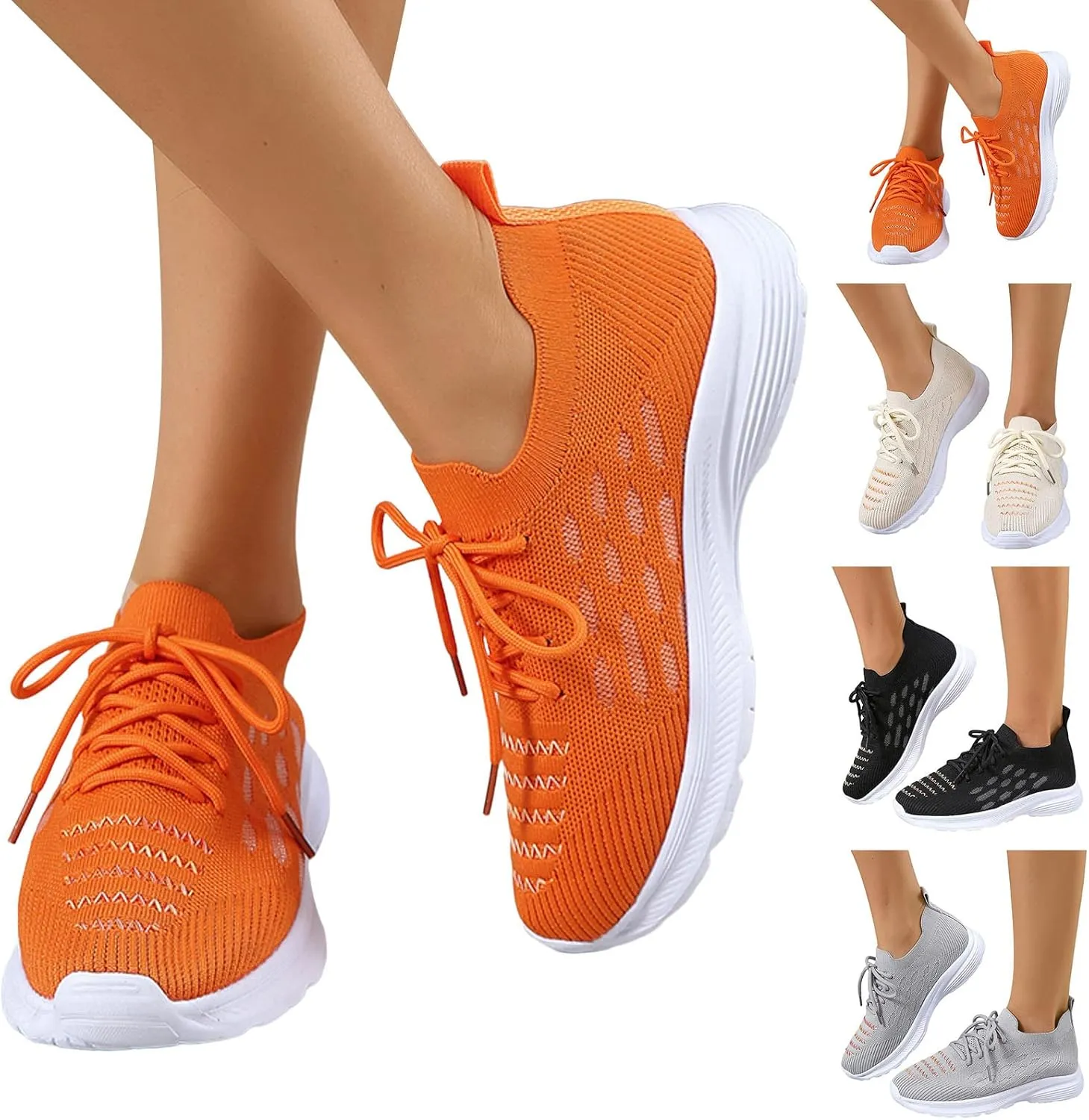 Womens Non Slip Slip On Shoes Casual Walking Sneakers Lightweight Canvas Comfortable Flat Fashion Loafers