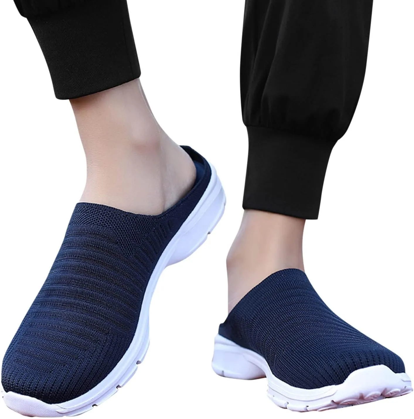 Womens Orthopedic Casual Loafers Slip On Walking Shoes with Arch Support Comfortable Sneakers Plantar Fasciitis Relief Foot Heel Pain Diabetic