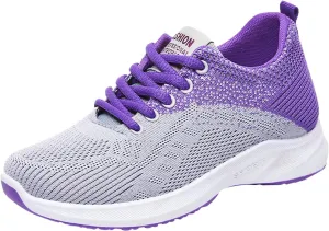 Womens Orthopedic Comfortable Walking Shoes Slip On Sneakers with Arch Support Casual Loafers Plantar Fasciitis Relief Foot Heel Pain Diabetic