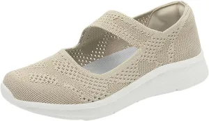 Womens Orthopedic Diabetic Shoes Slip On Walking Sneakers with Arch Support Comfortable Casual Loafers Plantar Fasciitis Relief Foot Heel Pain