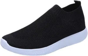 Womens Orthopedic Slip On Casual Shoes Walking Sneakers with Arch Support Comfortable Loafers Plantar Fasciitis Relief Foot Pain Diabetic Feet