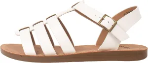 Womens Sandals Fisherman Gladiator Ankle Buckle Flats JAZMINE