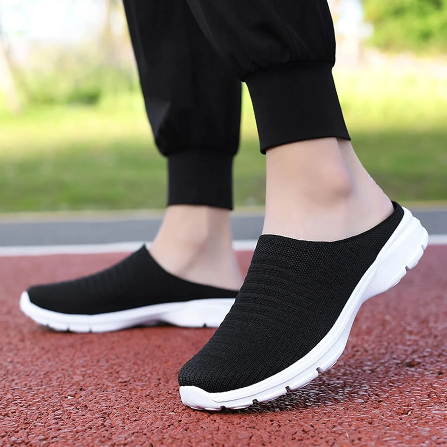 Womens Slip On Sneakers Casual Comfortable Walking Shoes Lightweight Canvas Flats Breathable Mesh Non Slip Loafers