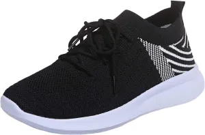 Womens Walking Shoes with Support Black On Black Zapatos De Mujer para Ir Al Gym Womens Casual Shoes Wide Foot Women's Sneakers Zapatos OrtopéDicos para Mujer